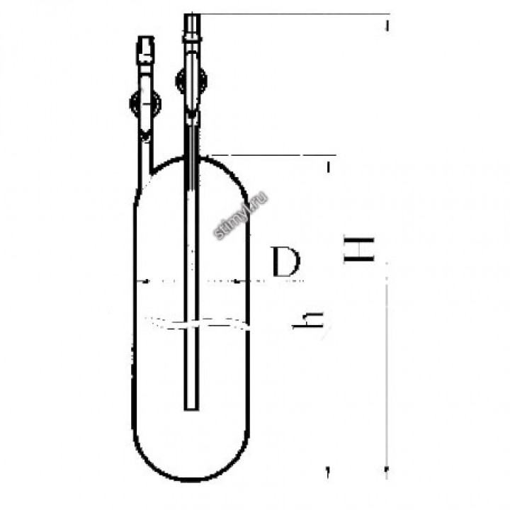 Пипетка газовая, эскиз 2-567