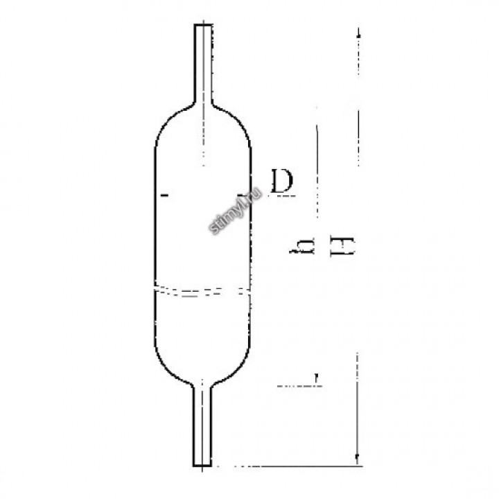 Пипетка газовая, эскиз 2-646