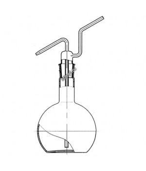 Промывалка стеклянная 1000 мл КШ 29/32