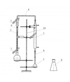 Установка для перегонки этилового спирта